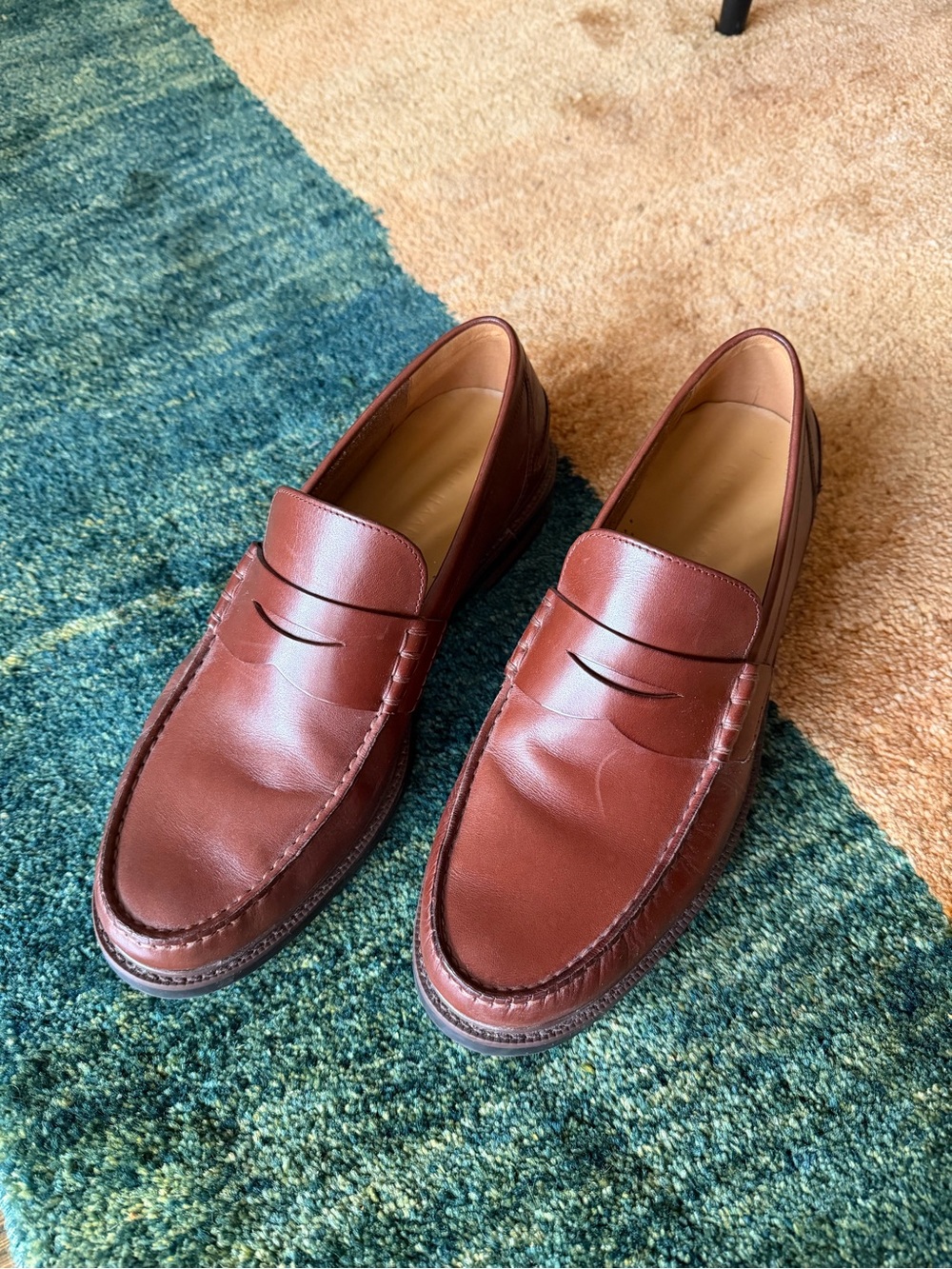 Cole Haan Men's Leather Penny Loafers 10.5M